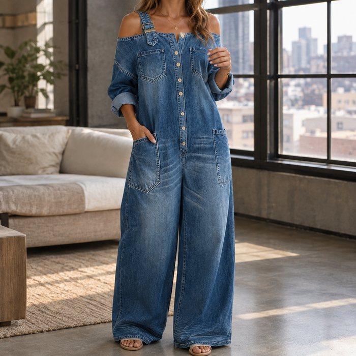 Bernadette Off Shoulder Jumpsuit