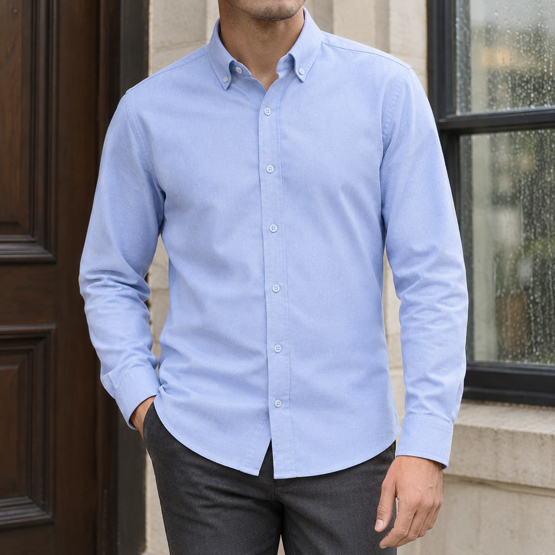 Biagini Oxford Shirt - Light Blue