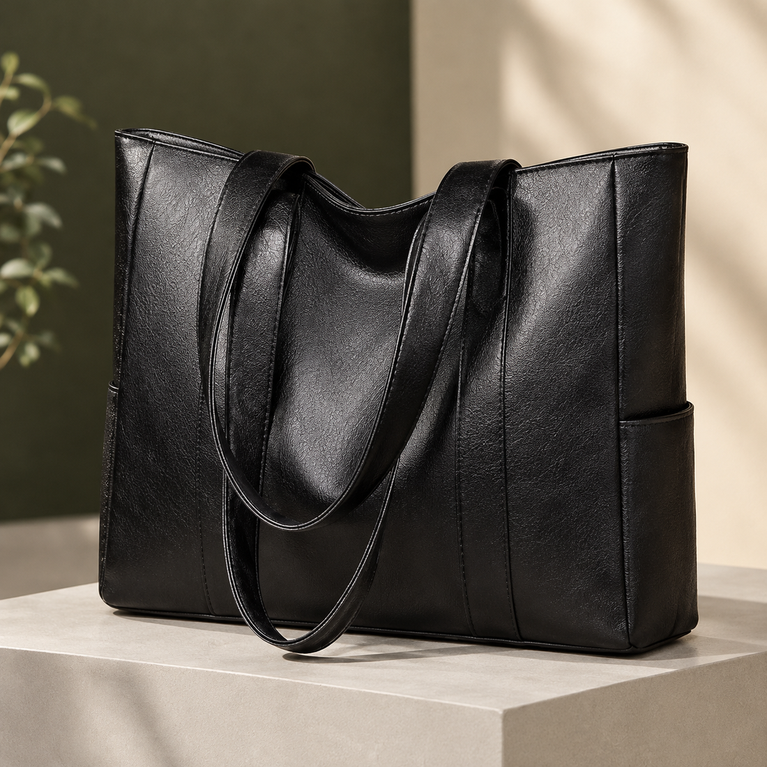 Bordoni Oversized Tote - Black