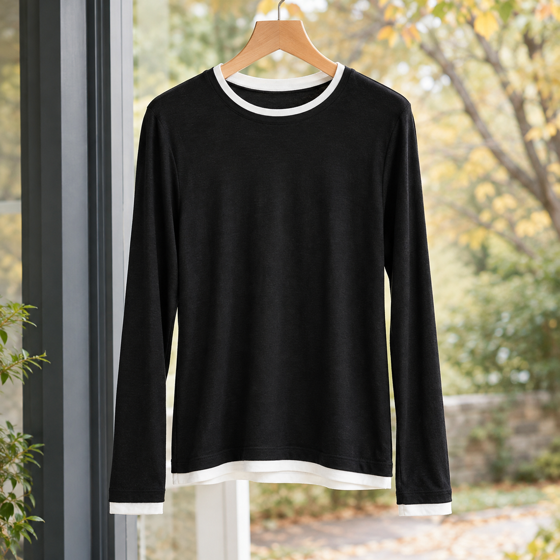 Leila Layered Top - Black