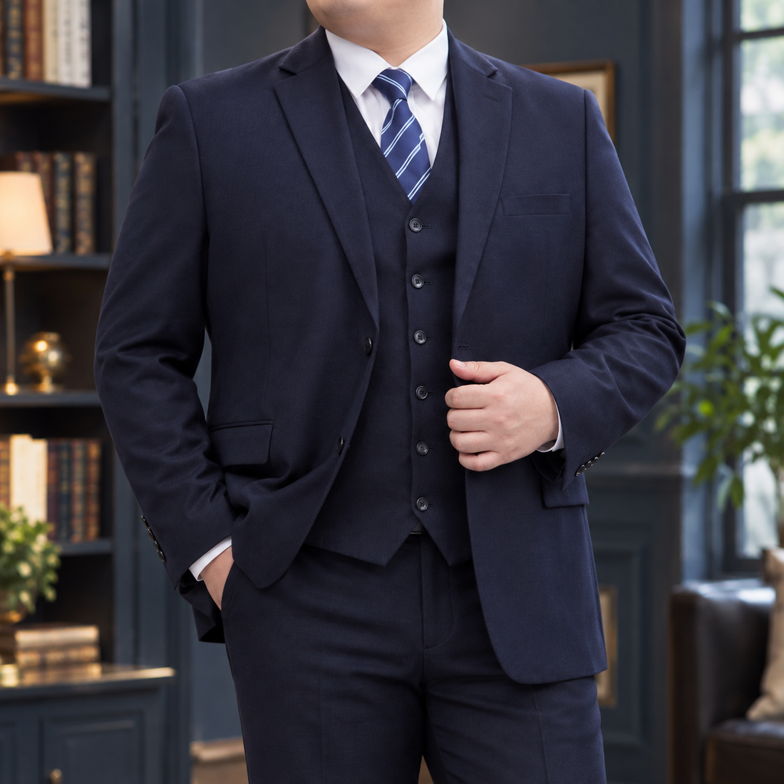 Bartholomew Tailored Suit Set - Black