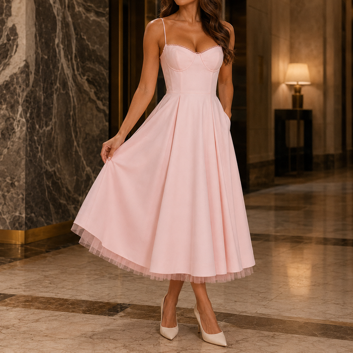 Romy Corset Midi Dress