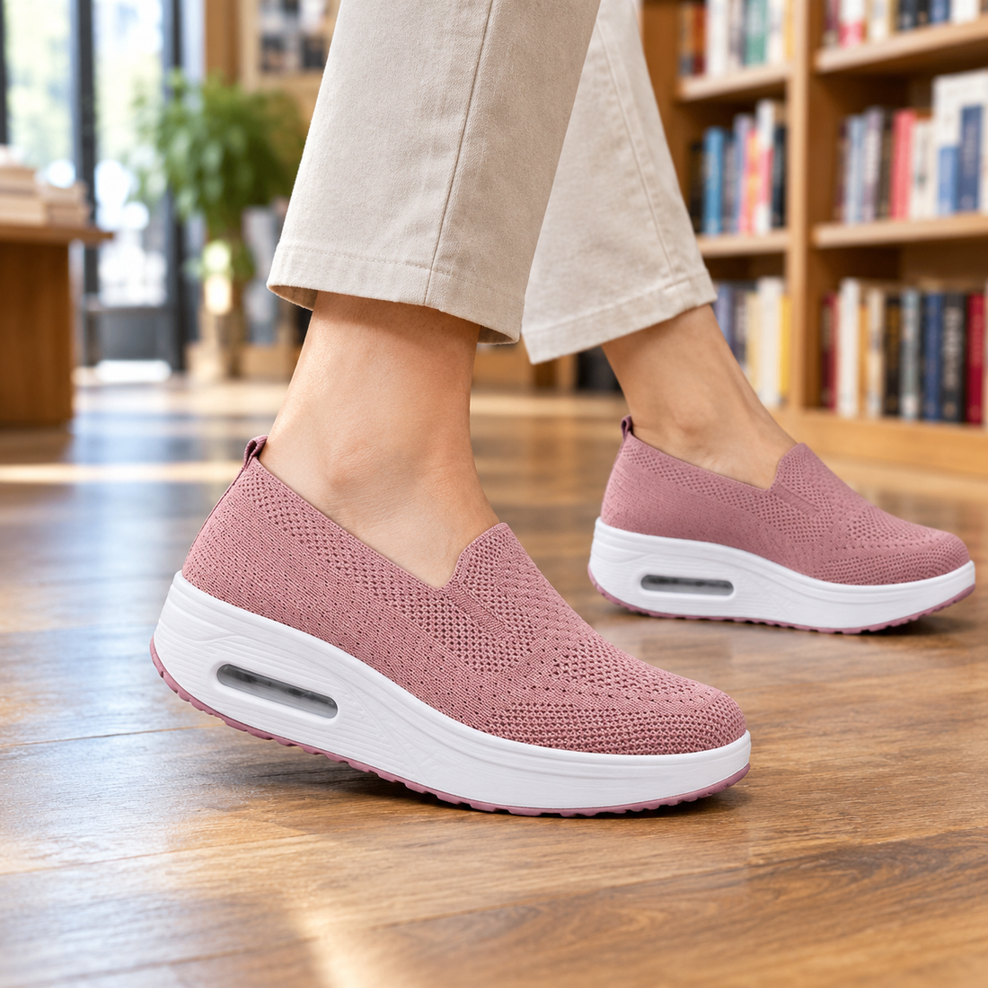 Grimaldi Slip-On Sneakers - Pink