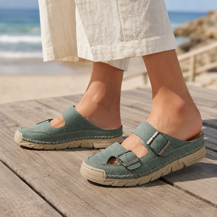Ricciardi Buckle Mules