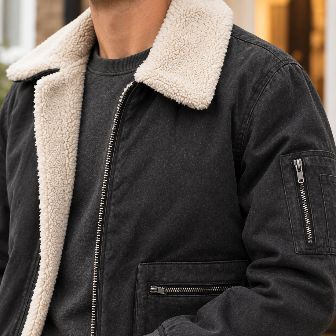 Nolan Fleece Jacket - Lead Product Detail
