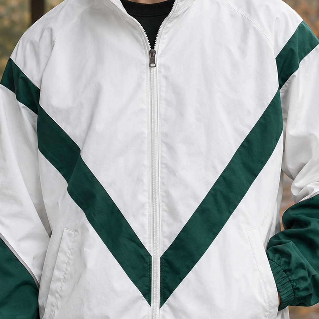 Alec Contrast Jacket - Lead Product Detail