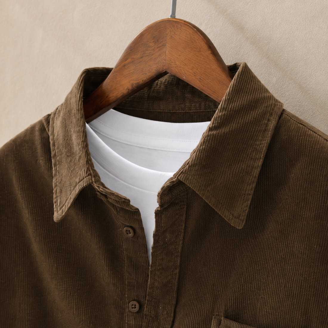 Otto Corduroy Shirt - Lead Product Detail