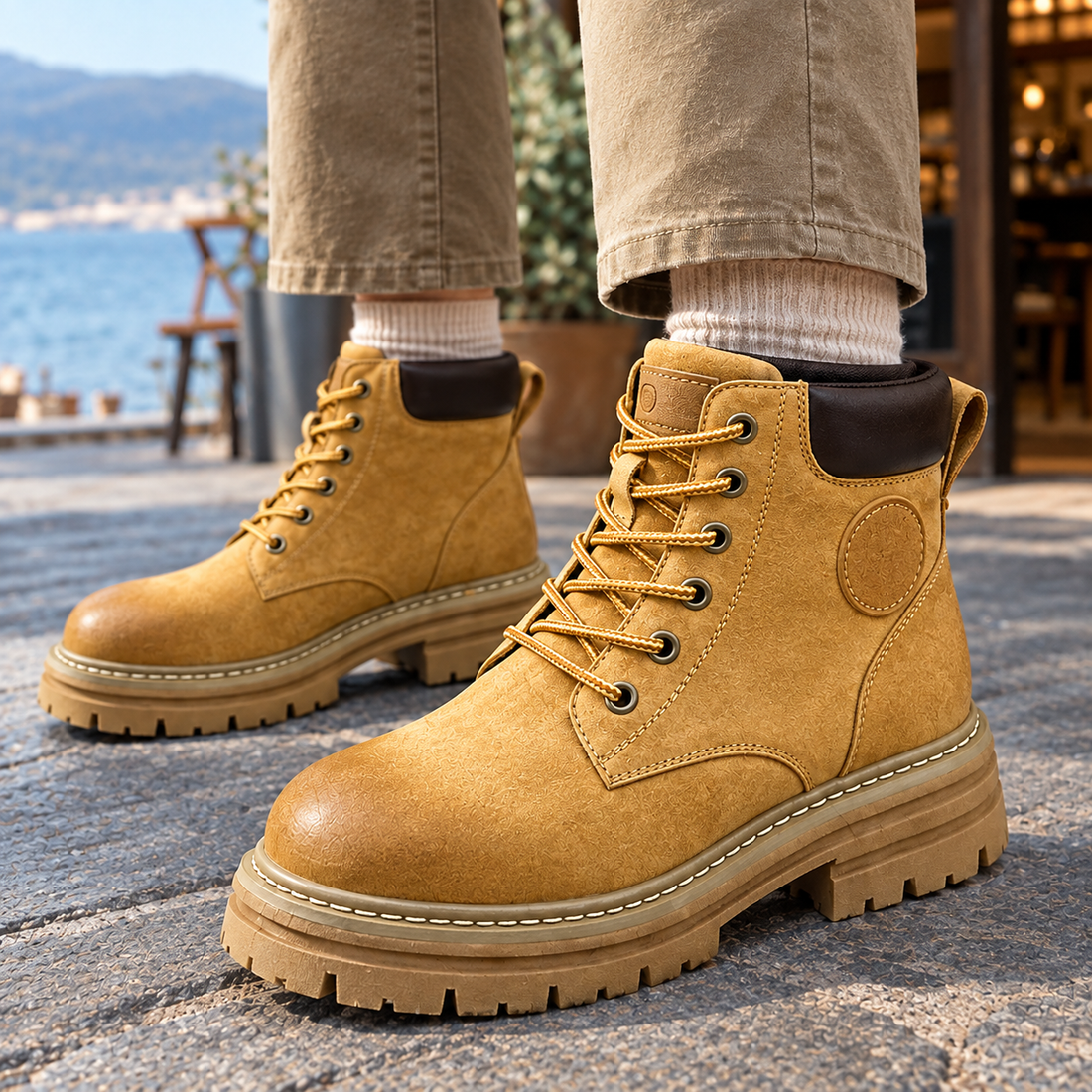Rossetti Lace-Up Boots - Lead Product Detail