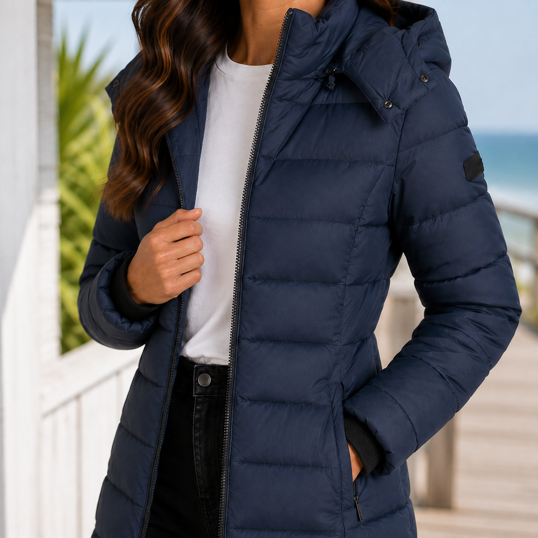 Odette Quilted Jacket - Lead Product Detail