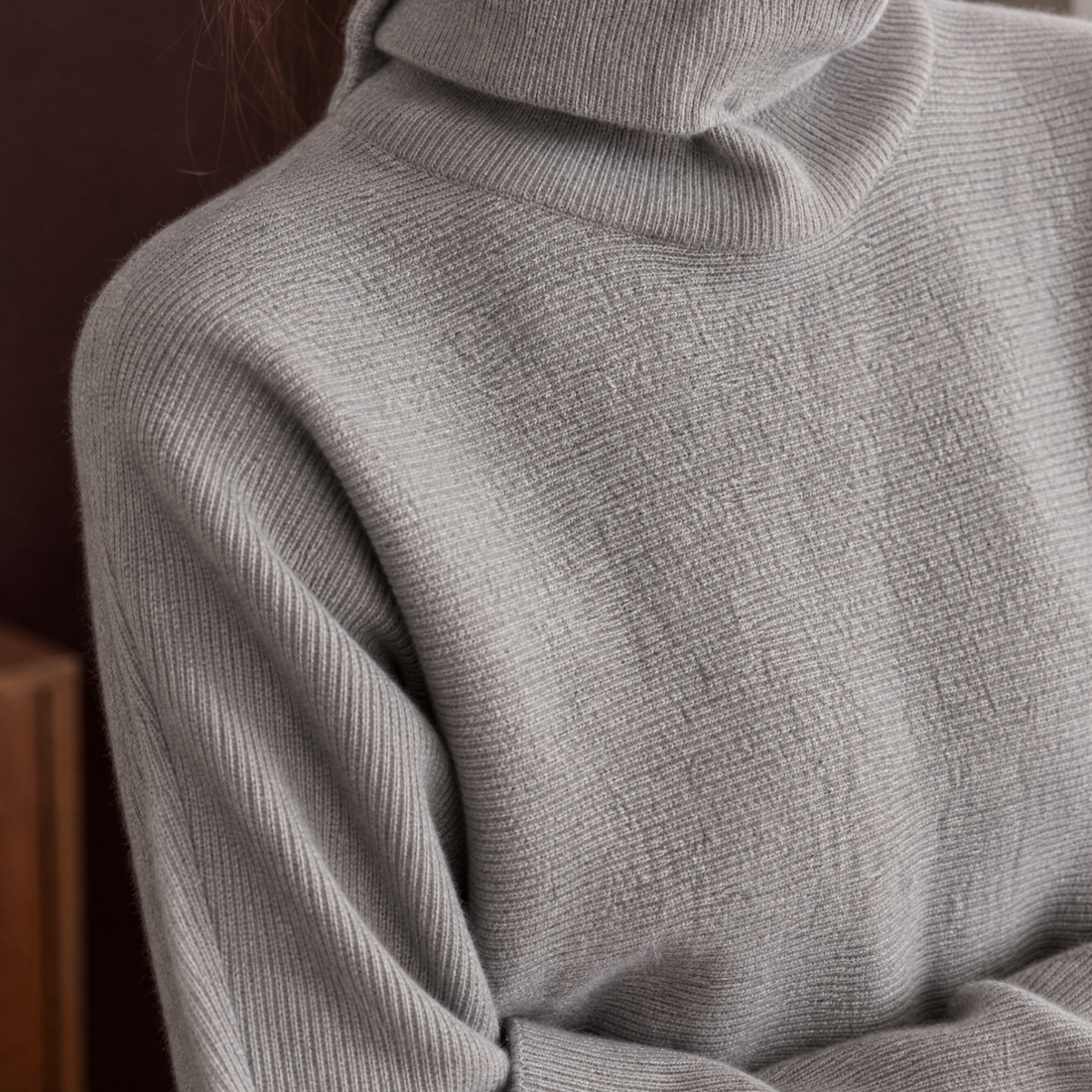 Sibylla Turtleneck Top - Lead Product Detail