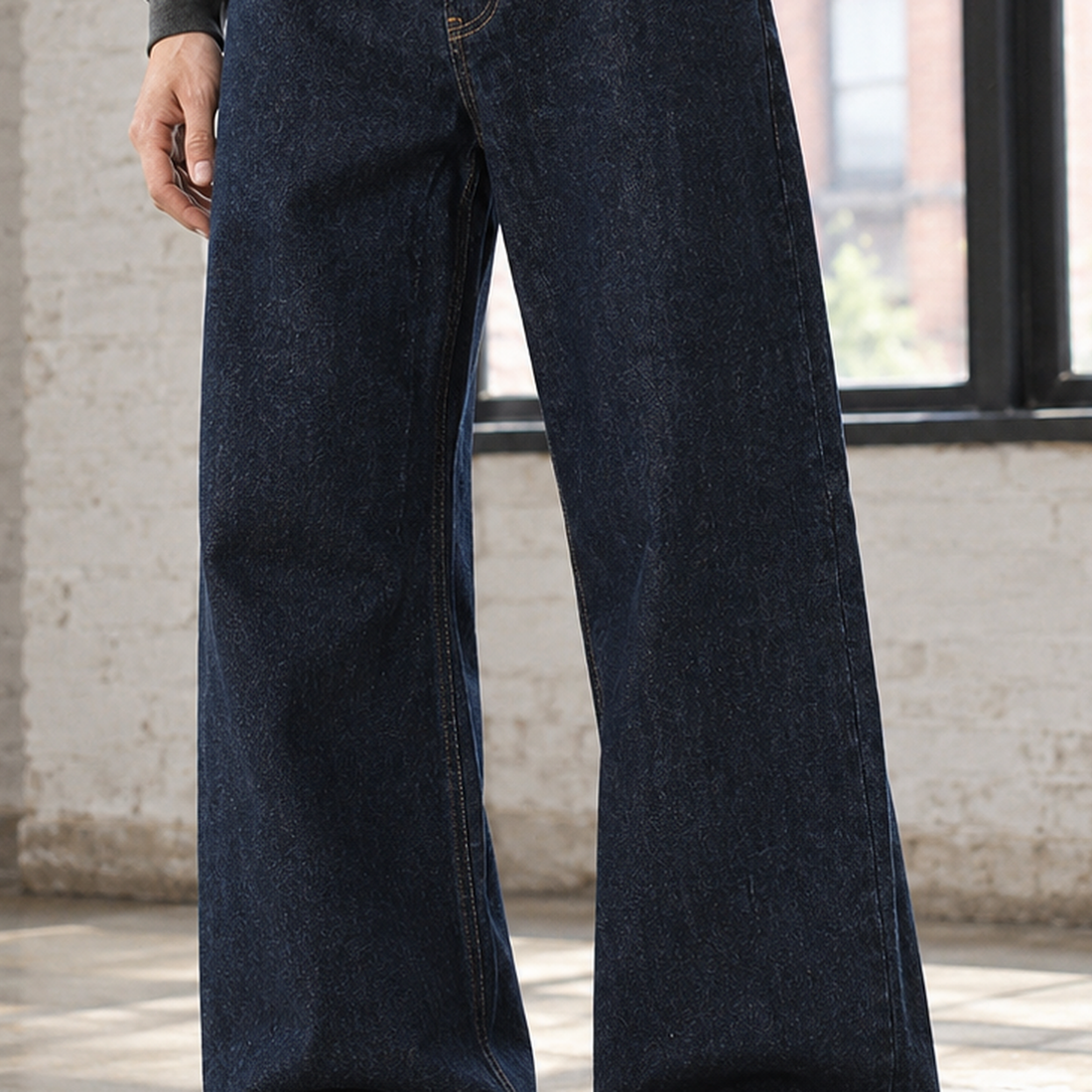 Owen Wide-Leg Jeans - Lead Product Detail