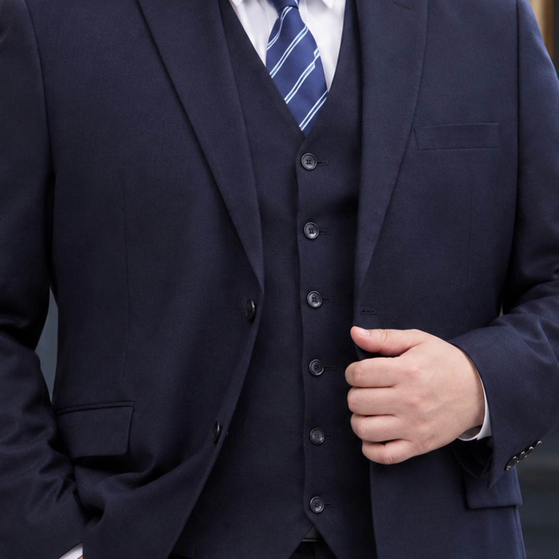 Bartholomew Tailored Suit Set - Lead Product Detail