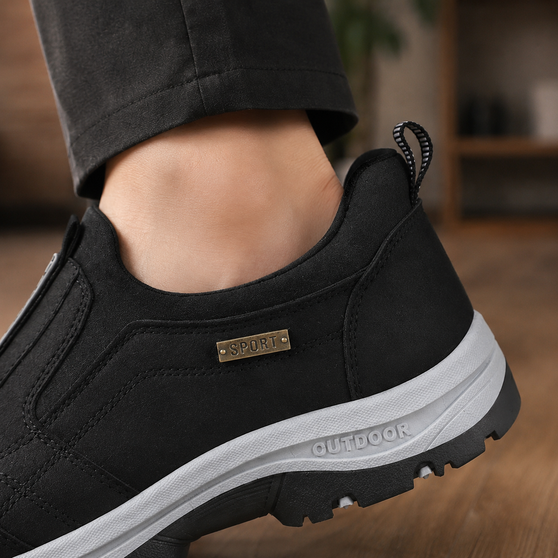 Cardini Slip-On Sneakers - Lead Product Detail
