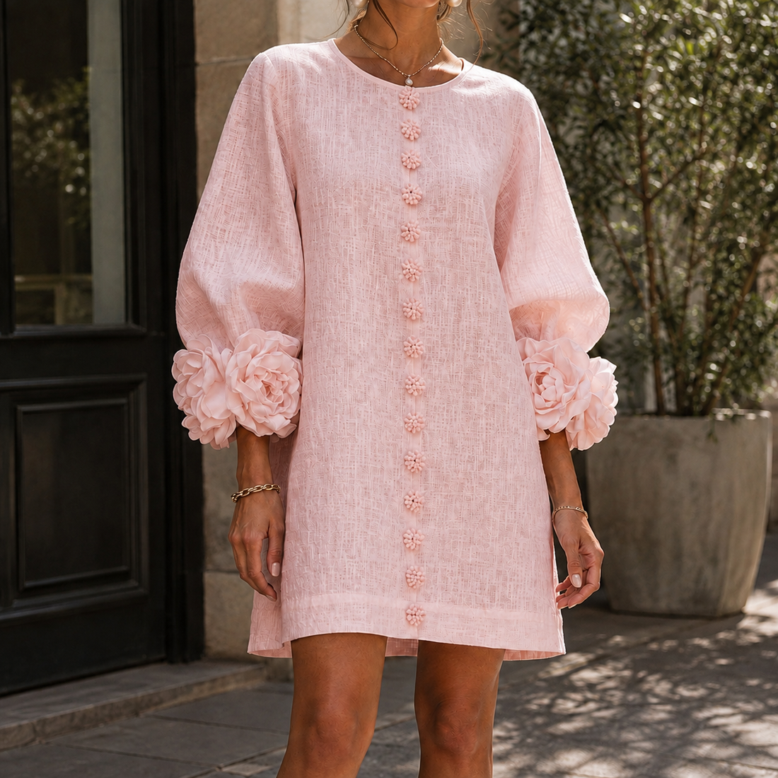 Aimee Shift Dress - Pink