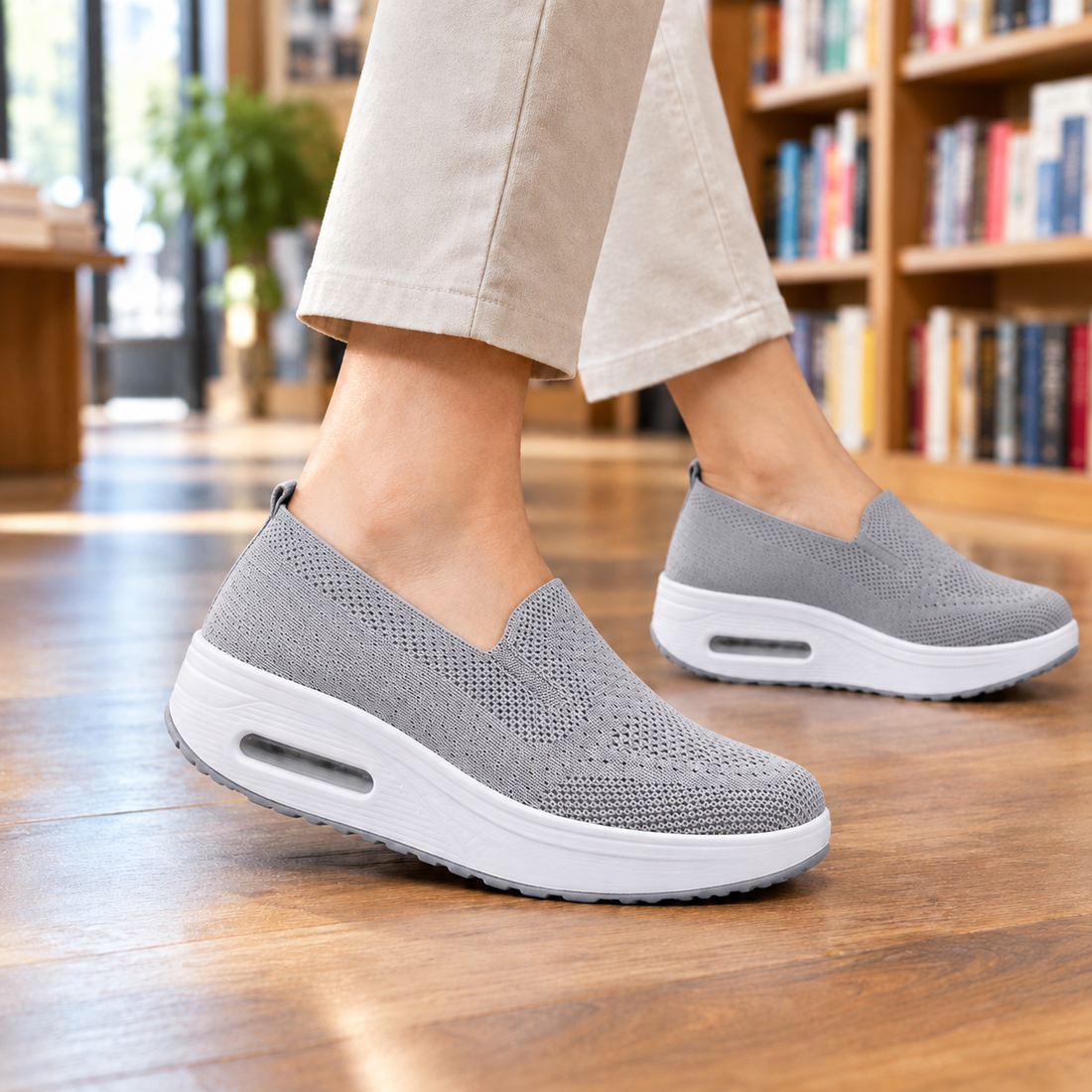 Grimaldi Slip-On Sneakers - Gray