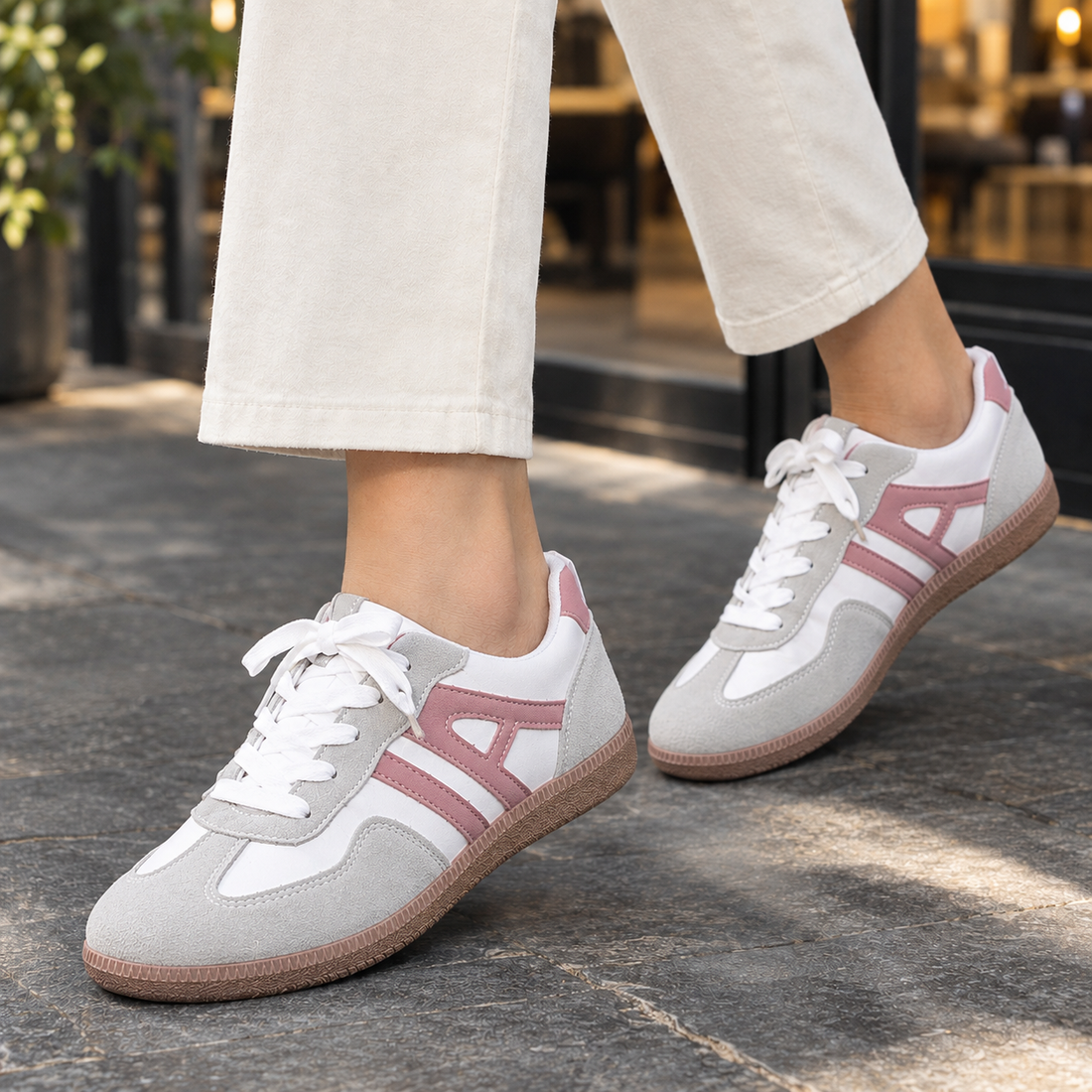Ancona Orthopedic Sneakers - Pink