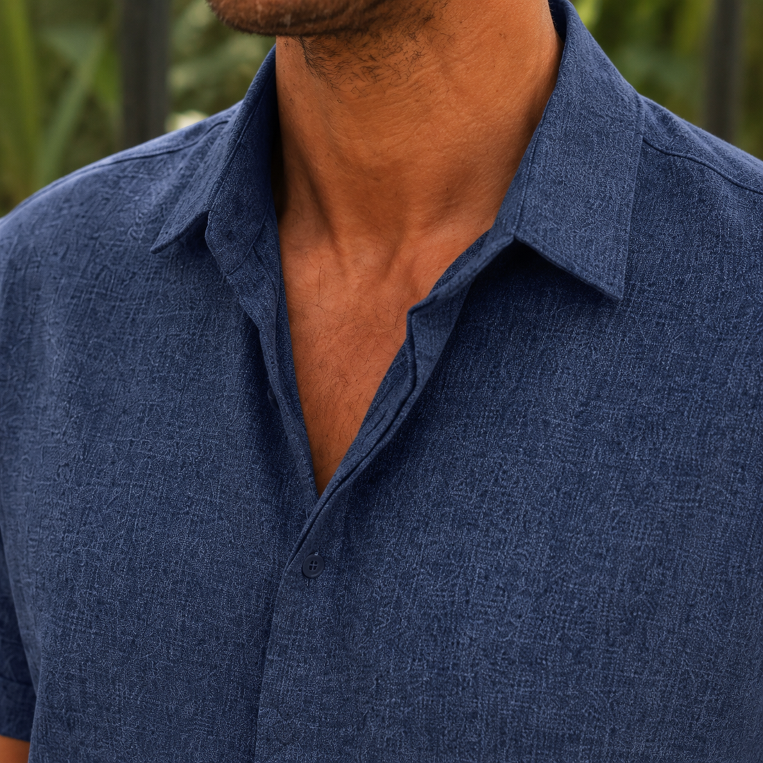 Austin Linen Shirt - Lead Product Detail