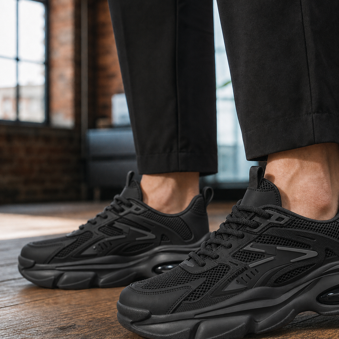 Recanati Chunky Sneakers - Black
