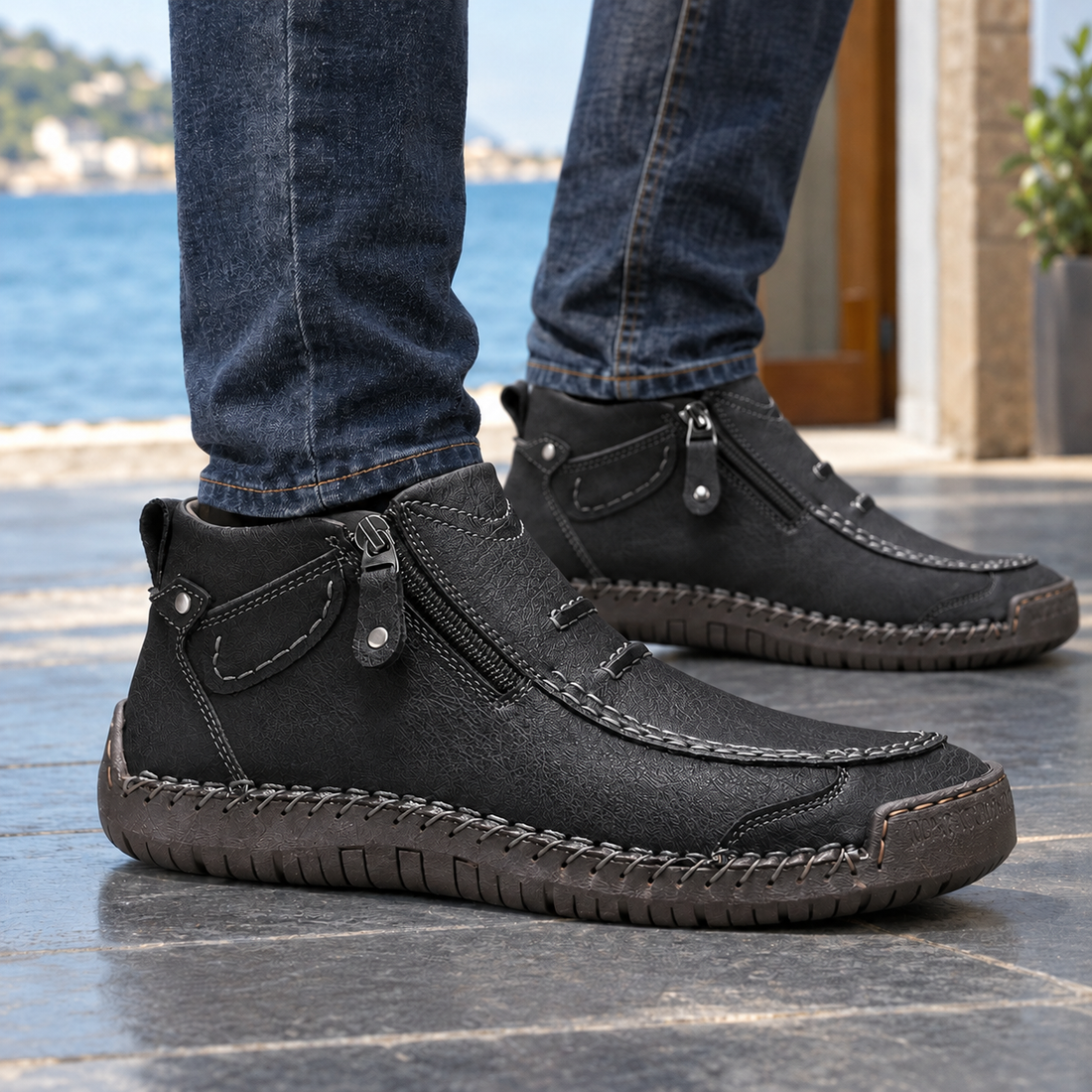 Cecconi Orthopedic Boots - Black
