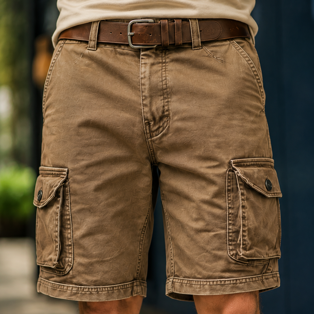 Jasper Cargo Shorts - Brown