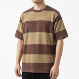 Blake Striped T-Shirt - Brown