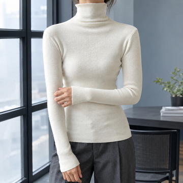 Letitia Ribbed Turtleneck Sweater