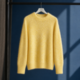 Renata Brushed Sweater - Lemon Yellow