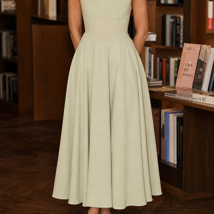 Beatrix Corset Midi Dress