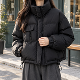 Hildegarde Puffer Jacket - Black
