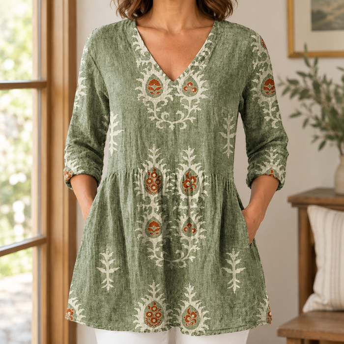 Isabeau V-Neck Blouse