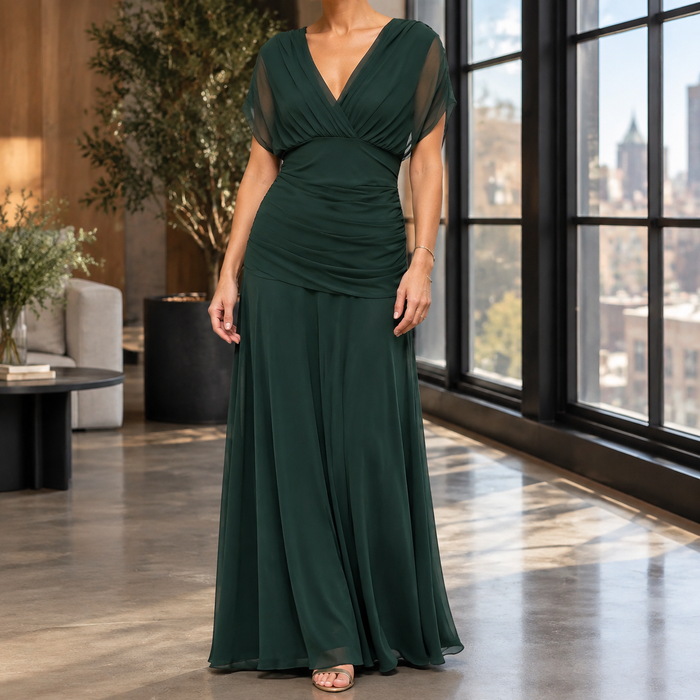 Celine Draped Maxi Dress