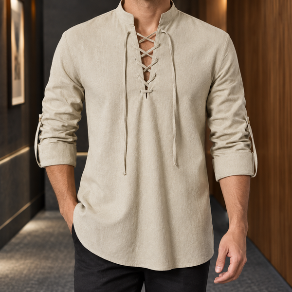 Aaron Lace-Up Shirt