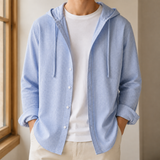 Lysander Hooded Shirt - Blue