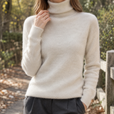 Claudia Turtleneck Sweater - Beige