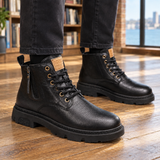 Montalto Lace-Up Boots - Black