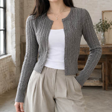 Eliza Cable Cardigan