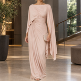 Sabine Draped Maxi Dress - Khaki