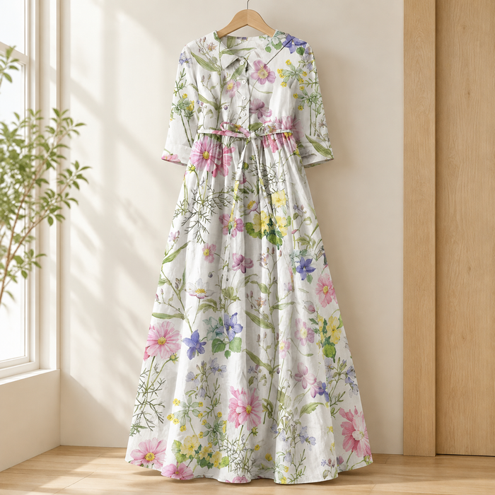 Cleo Floral A-Line Dress