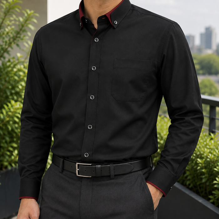 Oberon Contrast Collar Shirt