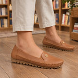 Vasari Stitched Loafers - Camel