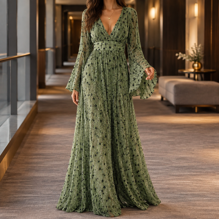 Zelda Shimmer Maxi Dress