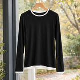 Leila Layered Top - Black