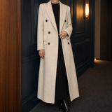 Danielle Double-Breasted Coat - Off White