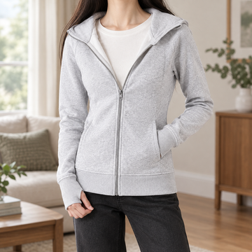 Benedetta Fitted Zip Hoodie