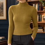 Aurore Ribbed Sweater - Mustard Yellow
