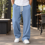 Christopher Wide Leg Pants - Sky Blue