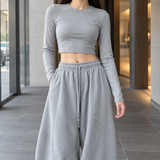 Adele Balloon Hoodie - Dark Gray