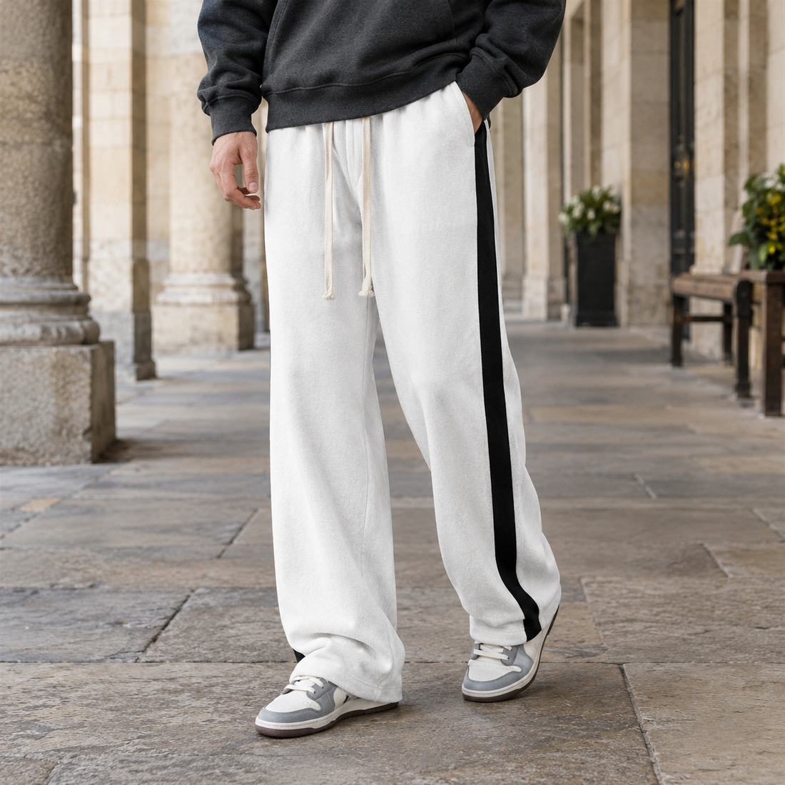 Osric Relaxed Pants - White