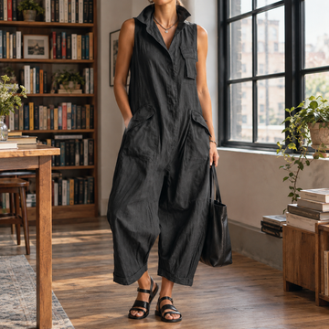 Elle Barrel-Leg Jumpsuit