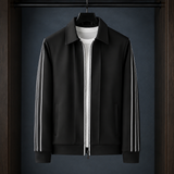 Hadrian Side Stripe Jacket - Black